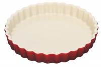 Le Creuset Stoneware 1-1/2-Quart Tart Dish, Cherry Le Creuset Stoneware 1-1/2-Quart Tart Dish, Cherry