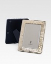 A keepsake accent for life's favorite moments and people in satin-finished goldplate with pleated texture and beveled glass. Arrives in a gift box ImportedDIMENSION INFORMATION4 X 6 (6 X 8 overall)5 X 7 (7 X 9 overall)