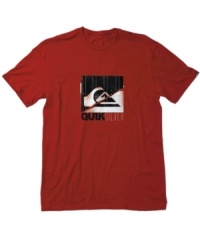 Square off in your casual wardrobe with this breezy logo tee from Quiksilver. Square off in your casual wardrobe with this breezy logo tee from Quiksilver.