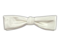 100% Silk Woven White Solid Satin Slim Self-Tie Bow Tie 100% Silk Woven White Solid Satin Slim Self-Tie Bow Tie