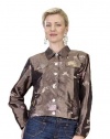 Aris A Holiday Floral Embroidered Long Sleeve Jacket EJ503-2