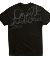 Write on. This O'Neill graphic tee shirt is scribbled to perfection. Write on. This O'Neill graphic tee shirt is scribbled to perfection.