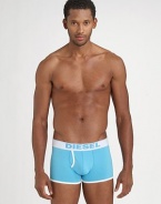 Slim-fitting in stretch Italian cotton with logo waistband. Fresh & Bright Collection Cotton/elastene Machine wash Imported