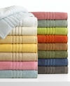 Deluxe bath towels for those with discriminating tastes. Sensuous cotton blend provides a cashmere-like softness with ultimate absorbency and maximum durability. Embellished with Lenox's signature baratto stitching. Choose from a plethora of colors, these bath towels are perfect for a wedding registry. Finished with a dobby-ribbed border.