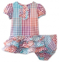 Hartstrings Baby-girls Infant Plaid Dress And Diaper Cover Two Piece Set, Orange Multi, 24 Months Hartstrings Baby-girls Infant Plaid Dress And Diaper Cover Two Piece Set, Orange Multi, 24 Months