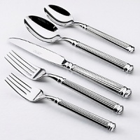 From Cambridge Silversmiths, a traditional pattern with fluted handles in 18/10 stainless steel. Glossy, mirrored finish. Dishwasher safe. From Cambridge Silversmiths, a traditional pattern with fluted handles in 18/10 stainless steel. Glossy, mirrored finish. Dishwasher safe.