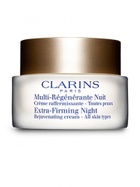Revolutionary anti-aging treatment works deep beneath the skin's surface to boost cellular turnover and reinforce the firming action of Extra-Firming Day Cream. Features appear younger-looking, smoother, firmer and more defined upon waking. Ideal for all skin types. 1.7 oz.
