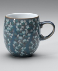 This beautiful mug from the Denby Azure collection richly accents the rest of your table. Featuring an intricate shell pattern in calming sea blues and greens with a luminous glaze finish. Holds 14 oz. This beautiful mug from the Denby Azure collection richly accents the rest of your table. Featuring an intricate shell pattern in calming sea blues and greens with a luminous glaze finish. Holds 14 oz.