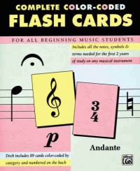 Complete Color Coded Flash Cards for All Beginning Music Students Complete Color Coded Flash Cards for All Beginning Music Students