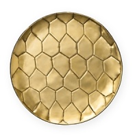 The singular style of DVF is captured in these unique handmade trays. Stamped on metal, the faceted Powerstone form easily shares the table with similarly strong shapes. The singular style of DVF is captured in these unique handmade trays. Stamped on metal, the faceted Powerstone form easily shares the table with similarly strong shapes.