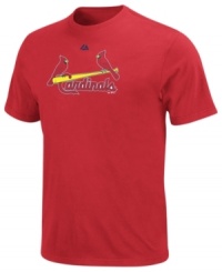 Team up! Get into the spirit of the season by supporting your St. Louis Cardinals with this MLB t-shirt from Majestic. Team up! Get into the spirit of the season by supporting your St. Louis Cardinals with this MLB t-shirt from Majestic.