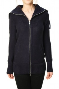 Lauren Ralph Lauren Green Label Full Zip Sweater Navy Blue-Large Lauren Ralph Lauren Green Label Full Zip Sweater Navy Blue-Large