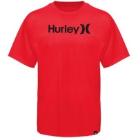 Hurley Youth One & Only T-Shirt - Red/Black Hurley Youth One & Only T-Shirt - Red/Black