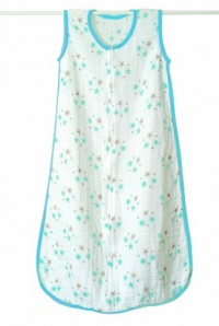 aden + anais Slumber Muslin Sleeping Bag Single Layer, Star Bright, Large aden + anais Slumber Muslin Sleeping Bag Single Layer, Star Bright, Large