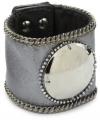Fiona Paxton Tribal Goddess Ash Beaded and Single Dome Cuff