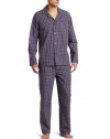 HUGO BOSS Men's Check Woven Pajama Set