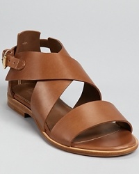 Max Mara Sandals - Tenuta Flat Crossover Sandals Max Mara Sandals - Tenuta Flat Crossover Sandals