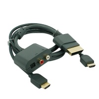 HDE Xbox 360 HDMI + Audio Dongle Adapter & Cable HDE Xbox 360 HDMI + Audio Dongle Adapter & Cable