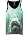 Thrill ride. Get your heart racing with this fun graphic tank from DC Shoes.