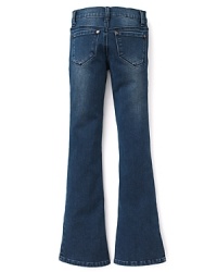 These go-to Aqua jeans boast a trend-right skinny silhouette and a slight retro flare at the ankle with whiskered detailing for that lived-in look. These go-to Aqua jeans boast a trend-right skinny silhouette and a slight retro flare at the ankle with whiskered detailing for that lived-in look.
