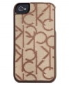 Get dialed in to signature style with this CK monogram iPhone case from Calvin Kleinm. Designed for durability and delight, it keeps your favorite tech toy safe, secure and dressed for any occasion. Fits iPhone 4 and 4S.