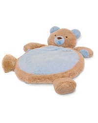Cuddle up to this Blue Bear mat. Features a heart-shaped patch and made of super soft, plush fleece. Cuddle up to this Blue Bear mat. Features a heart-shaped patch and made of super soft, plush fleece.