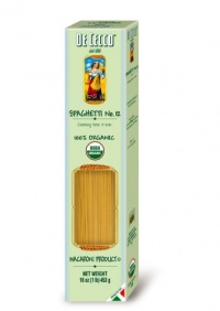 De Cecco Organic Pasta, Spaghetti, 16-Ounce Boxes (Pack of 5) De Cecco Organic Pasta, Spaghetti, 16-Ounce Boxes (Pack of 5)