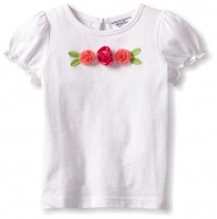 Hartstrings Girls 2-6X Toddler Cotton Jersey Flower Tee Shirt, White, 2T Hartstrings Girls 2-6X Toddler Cotton Jersey Flower Tee Shirt, White, 2T