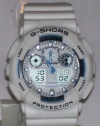 Shors Aviation Series X-Large Analog-Digital White and Blue Sports Watch