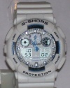 Shors Aviation Series X-Large Analog-Digital White and Blue Sports Watch
