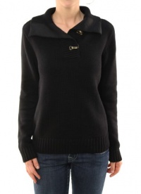 Lauren Jeans Co By Ralph Lauren Women's Pullover Designer Knit Sweater Black Lauren Jeans Co By Ralph Lauren Women's Pullover Designer Knit Sweater Black