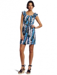 Lilly Pulitzer Women's Maya Dress, Bright Navy Foxy, Large