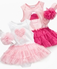 Prepare your tiny dancer for a stellar performance with one of these precious tutu dress and headband sets from First Impressions. Prepare your tiny dancer for a stellar performance with one of these precious tutu dress and headband sets from First Impressions.