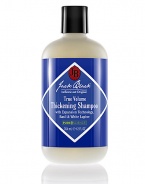 True Volume Thickening Shampoo with Expansion Technology, Basil and White Lupine. Helps hair look thicker and fuller and keeps scalp skin healthy. The PureScience formula features a blend of naturally derived surfactants and certified organic ingredients with no fragrance, parabens or colorants. Ideal for everyday use for all hair types. Safe for color-treated hair.