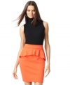 The shape of things to come: INC's peplum skirt defines your waist with this season's on-trend peplum silhouette.