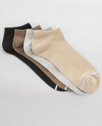 With comfort styling, these casual socks from Tommy Hilfiger will keep you feeling great all day. With comfort styling, these casual socks from Tommy Hilfiger will keep you feeling great all day.