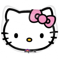 Hello Kitty Shaped 18 Inch Balloon Hello Kitty Shaped 18 Inch Balloon