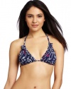 Lilly Pulitzer Women's Boardwalk Ruffles Bikini Top, Bright Navy Mate, X-Small