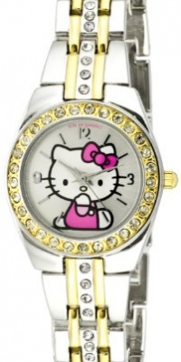 Hello Kitty Women's HK1391 Two-Tone Bracelet Watch Hello Kitty Women's HK1391 Two-Tone Bracelet Watch