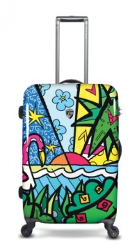Heys USA Luggage Britto Palm 26 Inch Hardside Spinner Heys USA Luggage Britto Palm 26 Inch Hardside Spinner