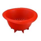 Rinsing fresh berries is fast and convenient. 100 percent premium quality silicone. Drain and funnel ingredients with a squeeze.