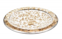 Kosta Boda Glimmer Dish Gold Kosta Boda Glimmer Dish Gold
