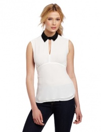 French Connection Women's Fast Morta Top, White, 0 French Connection Women's Fast Morta Top, White, 0