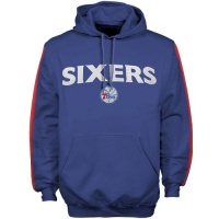 NBA Majestic Philadelphia 76ers Royal Blue Classic Pullover Hoodie Sweatshirt NBA Majestic Philadelphia 76ers Royal Blue Classic Pullover Hoodie Sweatshirt