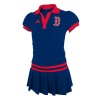Boston Red Sox Girls (4-7) Navy Adidas Polo Dress