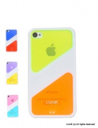i-UniK Arc-En-Ciel Series iPhone 4S/4 Slim PC and TPU Slim 2 Tone Designer Case Yellow and Orange i-UniK Arc-En-Ciel Series iPhone 4S/4 Slim PC and TPU Slim 2 Tone Designer Case Yellow and Orange