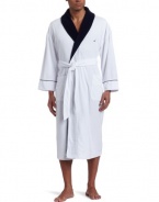 Nautica Mens French Terry Shawl Collar Robe