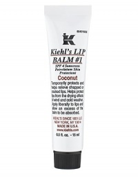 SPF 4 sunscreen. Relieves Cracked or Chapped Lips. Not Tested on Animals. Temporarily protects and helps relieve chapped or cracked lips. Helps protect lips from the drying effects of wind and cold weather. Apply liberally to lips and allow an excess of the balm to be absorbed. 0.5 oz. SPF 4 sunscreen. Relieves Cracked or Chapped Lips. Not Tested on Animals. Temporarily protects and helps relieve chapped or cracked lips. Helps protect lips from the drying effects of wind and cold weather. Apply liberally to lips and allow an excess of the balm to be absorbed. 0.5 oz.