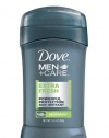 Dove Men + Care Non-Irritant Deodorant, Extra Fresh, 3.0 Ounce (Pack of 2)
