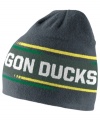 Get your head in the game with this Oregon Ducks NCAA beanie from Nike.